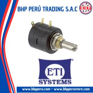 MW22B-10-1K ETI SYSTEMS POTENCIOMETRO DE PRECISIÓN, 10 VUELTAS 1K - 2W