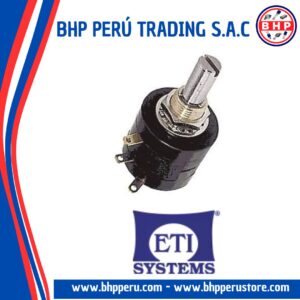 MW22B-3-200R ETI SYSTEMS POTENCIOMETRO DE PRECISION, 3 VUELTAS 200OHMS - 2W