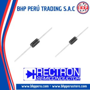 RL207 RECTRON  DIODO RECTIFICADOR 2A - 1000V. DO-41