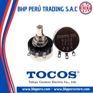 RV24YN20S-B203 COSMOS / TOCOS POTENCIOMETRO DE ALAMBRE IND. 20K - 1/2W. 1 VUELTA