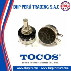 RV24YN20S-B254 COSMOS / TOCOS POTENCIOMETRO DE ALAMBRE IND. 250K - 1/2W. 1 VUELTA