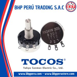 RV24YN20S-B303 COSMOS / TOCOS POTENCIOMETRO DE ALAMBRE IND. 30K - 1/2W. 1 VUELTA