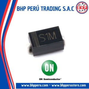 S1M ON SEMICONDUCTOR DIODO USO GENERAL 1000V 1A SMA