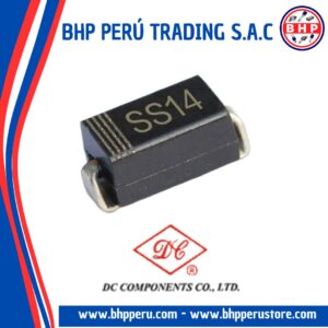SS14 DC COMPONENTS DIODO SCHOTTKY SMD 1A 40V. SMA
