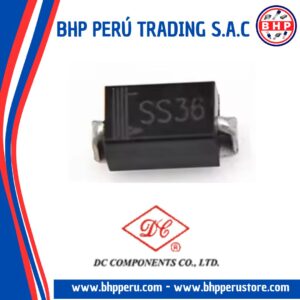 SS36 DC COMPONENTS DIODO SCHOTTKY SMD 3A 60V. SMB