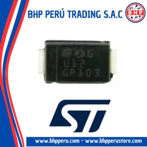 U12 STMICROELECTRONICS DIODO RECTIFICADOR SMD 200V 1A DO-41