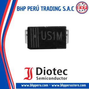US1M DIOTEC DIODO RECTIFICADOR SMD  1A 1000V. SMA