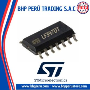 LF347DT STMICROELECTRONICS CIRCUITO INTEGRADO  I.C. OPAMP J-FET 4MHZ SOIC-14