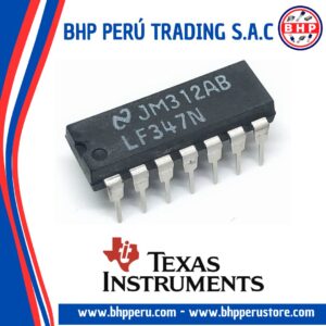 LF347N TEXAS INSTRUMENTS CIRCUITO INTEGRADO I.C. JFET-INPUT QUAD OPERATIONAL AMPLIFIERS DIP-14