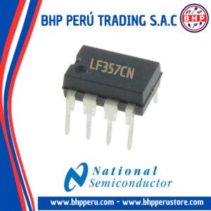 LF357CN NATIONAL SEMICONDUCTOR CIRCUITO INTEGRADO I.C. WIDE BANDWIDTH SINGLE J-FET OPAM DIP-8