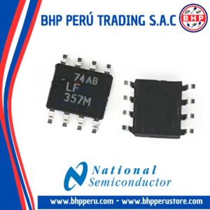 LF357M NATIONAL SEMICONDUCTOR  CIRCUITO INTEGRADO  I.C. MONOLITHIC JFET INPUT OPERATIONAL AMPLIFIERS SOIC-8