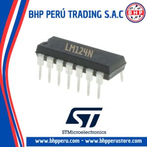 LM124N STMICROELECTRONICS CIRCUITO INTEGRADO I.C. OPAMP GENERAL PURPOSE 4-CIRCUIT DIP-14