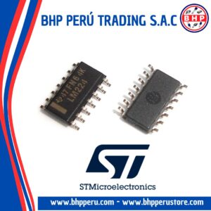 LM224D STMICROELECTRONICS CIRCUITO INTEGRADO I.C. OPAMP GENERAL PURPOSE 1.2MHZ SOIC-14