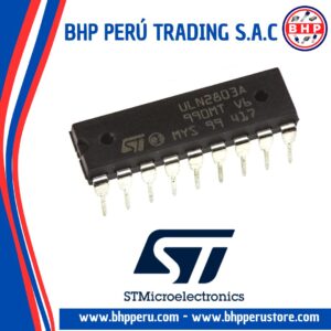ULN2803A STMICROELECTRONICS CIRCUITO INTEGRADO  I.C. DARLINGTON TRANSISTOR ARRAY DIP-18