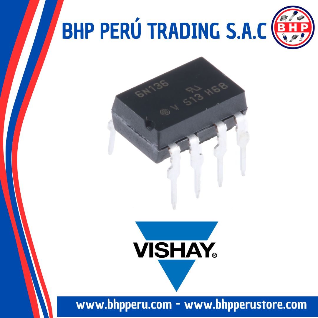 Köp 6N136 DIP-8 SMD optokopplare high speed 1MBit/s till rätt pris Köp 6N136 DIP-8 SMD optokopplare high speed 1MBit/s till rätt pris