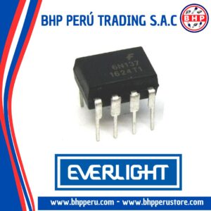 6N137 EVERLIGHT  CIRCUITO INTEGRADO I.C. LOGIC GATE HIGH SPEED OPTOCOUPLERS DIP-8