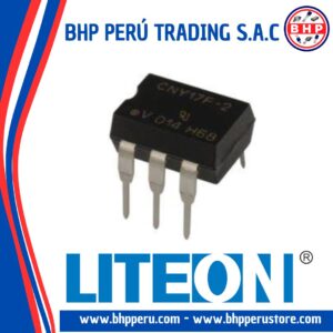 CNY17F-3 LITEON CIRCUITO INTEGRADO I.C. OPTOISOLATOR 5KV TRANSISTOR DIP-6
