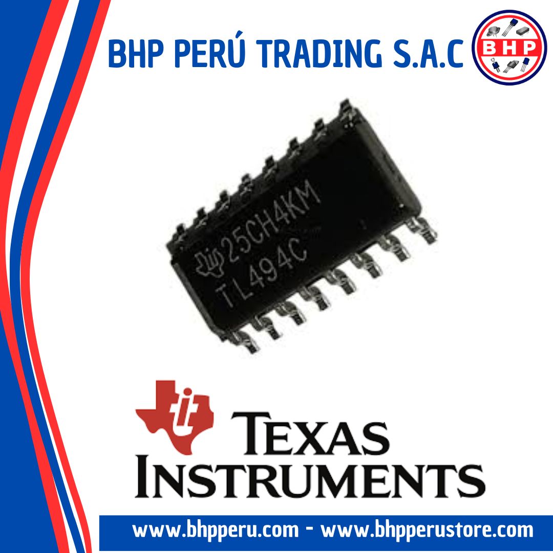 TL494C TEXAS INSTRUMENTS CIRCUITO INTEGRADO I.C. PULSE-WIDTH-MODULATION ...