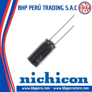 UPS2G4R7MPD NICHICON CONDENSADOR RADIAL DE 4.7UF - 400V. 20%