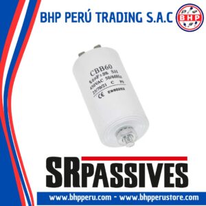 CBB60E-60/450 SR PASSIVES CONDENSADOR  PARA MOTORES 60UF / 450VAC. C/ROSCA