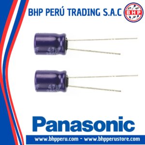 ECA-2EM4R7 PANASONIC CONDENSADOR RADIAL DE 4.7UF - 250V. 20%