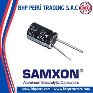 EKM226M2WI20RR SAMXON  CONDENSADOR  RADIAL 22UF - 450V. 20%