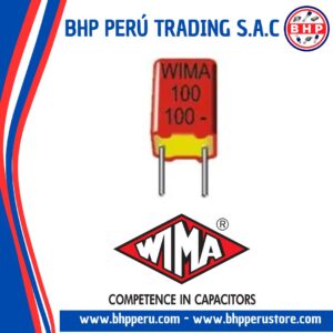 FKP0F011000B00J000 WIMA  CAPACITOR  POLYESTER 1NF/0.001UF - 250VDC.