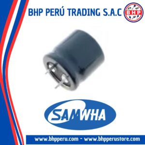 HC2G337M25050HA SAMWHA CONDENSADOR ELECT. RADIAL 330UF - 400V. SNAP IN 85°C (25X50MM)
