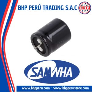 HE2W157M25030 SAMWHA CONDENSADOR RADIAL 150UF - 450V. SNAP IN