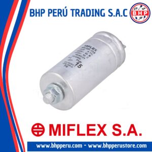 I18UV615I-A1 MIFLEX CONDENSADOR PARA MOTORRES 15UF / 450VAC. C/ROSCA