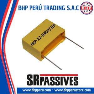 MKP-X2-1UR27/310 SR PASSIVES CAPACITOR FILM POLYESTER 1000NF 1UF / 310VAC, RADIAL (27.50MM)