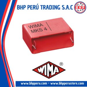 MKS4G031003F00K WIMA CAPACITOR FILM POLYESTER 0.1UF - 400V. RADIAL