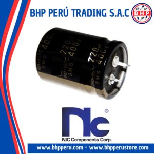NRLPW221M400V30X25SF NIC COMPONENTS CONDENSADOR ELECT. RADIAL 220UF - 400V. SNAP IN