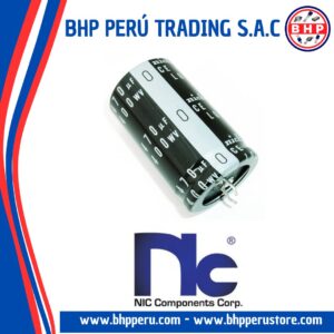 NRLPW471M400V35X35SF NIC COMPONENTS CONDENSADOR RADIAL 470UF - 400V. SNAP IN