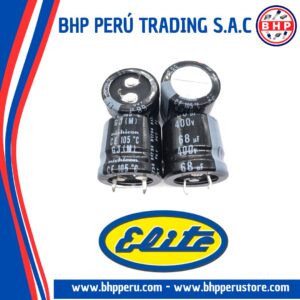 PG2G680MND ELITE  CONDENSADOR ELECT. RADIAL 68UF - 400V. SNAP IN