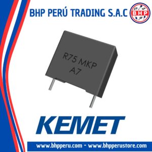 R75LI31004000K KEMET CAPACITOR FILM POLYESTER 100NF/0.1UF - 250VAC. MKP/SH (L.E: 15MM)