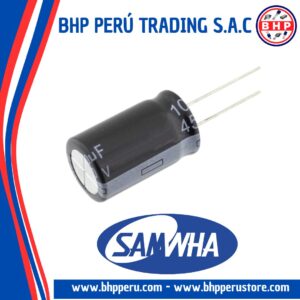 RD2D477M22041BB SAMWHA CONDENSADOR RADIAL DE 470UF - 200V. 20% 105°C
