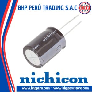 UCY2D101MHD NICHICON CONDENSADOR RADIAL 100UF – 200V. 20% 105°C – CONDENSADORES