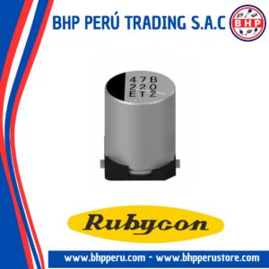 50TZV220M10X10.5 RUBYCON CONDENSADOR ELECT. SMD DE 220UF - 50V. 20%