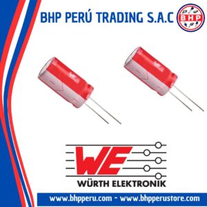 860020472001 WURTH ELECTRONICS CONDENSADOR ELECT. RADIAL DE 4.7UF - 25V. 20% 105°C