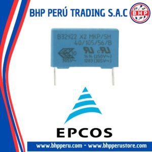 B32922C3104M EPCOS CAPACITOR FILM POLYESTER 100NF/0.1UF - 305V. X2 MKP/SH