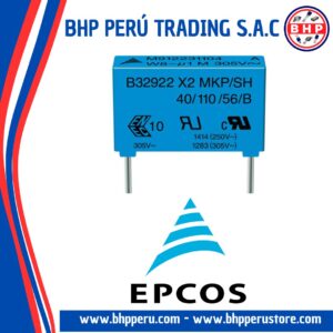 B32922C3224M EPCOS / TDK CAPACITOR FILM POLYESTER 220NF / 0.22UF - 305V. X2 MKP/SH