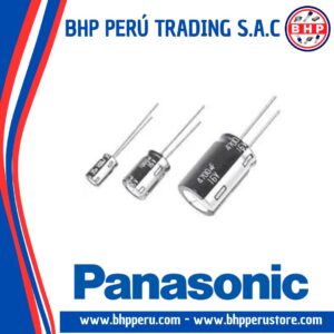 ECA-1HHG100 PANASONIC CONDENSADOR ELECT. RADIAL DE 10UF - 50V. 20% 105°C