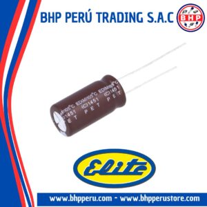 ED1H100MNN0511U ELITE CONDENSADOR ELECT. RADIAL DE 10UF - 50V. 20% 105°C