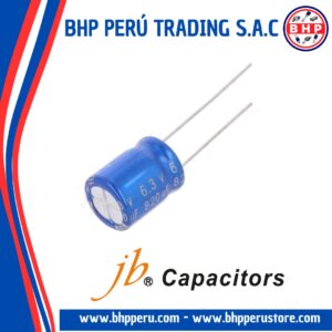 JRG0J821M JB CAPACITORS CONDENSADOR ELECT. RADIAL DE 820UF - 6.3V. 20%