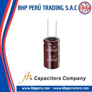 JRG1A122M JB CAPACITORS CONDENSADOR ELECT. RADIAL DE 1200UF - 10V. 20%