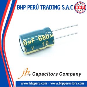 JRG1A681M JB CAPACITORS CONDENSADOR ELECT. RADIAL 680UF - 10V. 20%