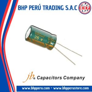 JRG1E681M JB CAPACITORS CONDENSADOR ELECT. RADIAL 680UF - 25V. 20%
