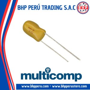 MCTAR50V105KB MULTICOMP CONDENSADOR TANTALUM 1UF - 50V. RADIAL
