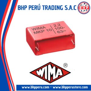 MKP1O132206B00KSSD WIMA CAPACITOR FILM POLYESTER 220NF / 0.22UF - 600VAC/1000VDC. MKP/SH
